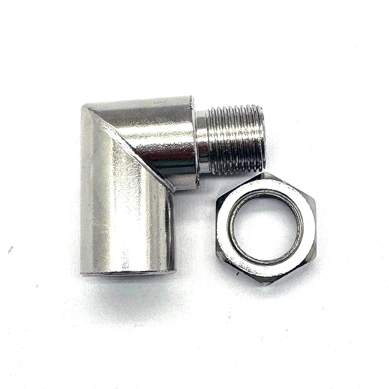 Universal M18X1.5 Car 90 Degree  Oxygen Sensor Extension Connector Exhaust Adapter Check Engine Light Repair Accessories