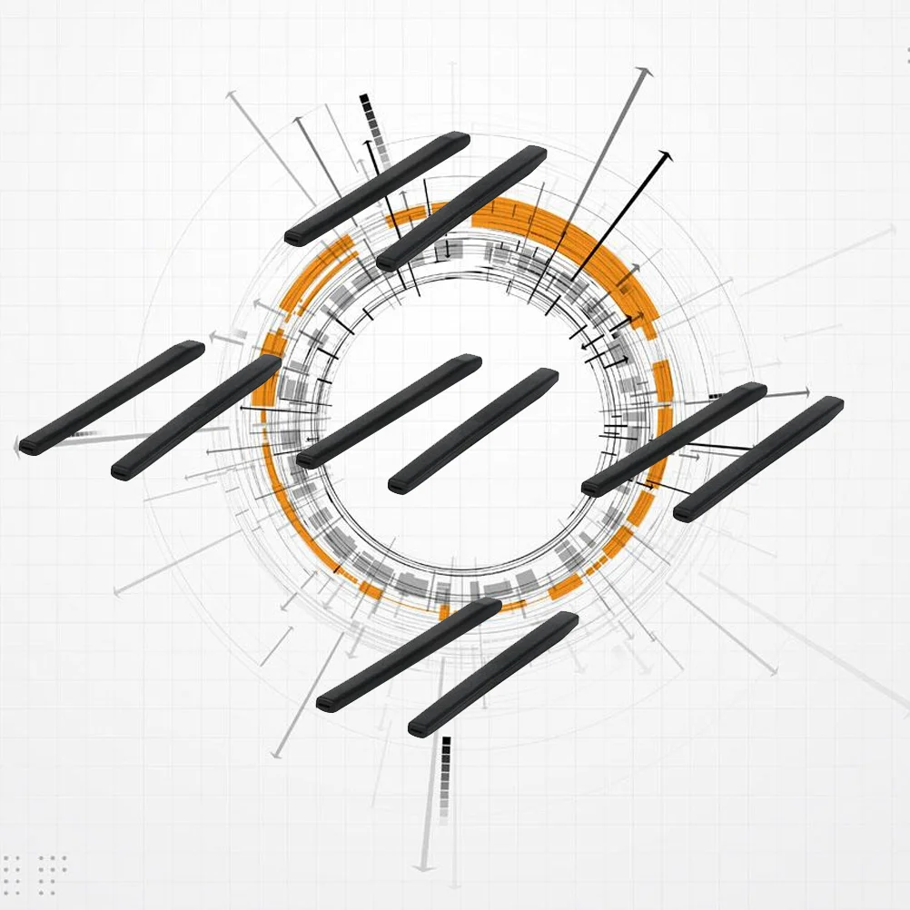 

5Pairs Silicone Glasses Leg Sleeve Anti-Slip Replacement Tips for Thin Temples Comfortable Fit Spectacle Frame Cover