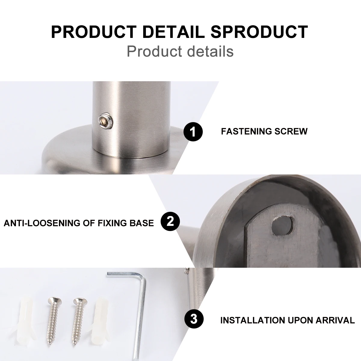 

1pc Stainless Steel Hooks Heavy Duty Mounted Hanger For Kitchen Bathroom Home Organizer Storage Space Saver Wall Hanger Hook