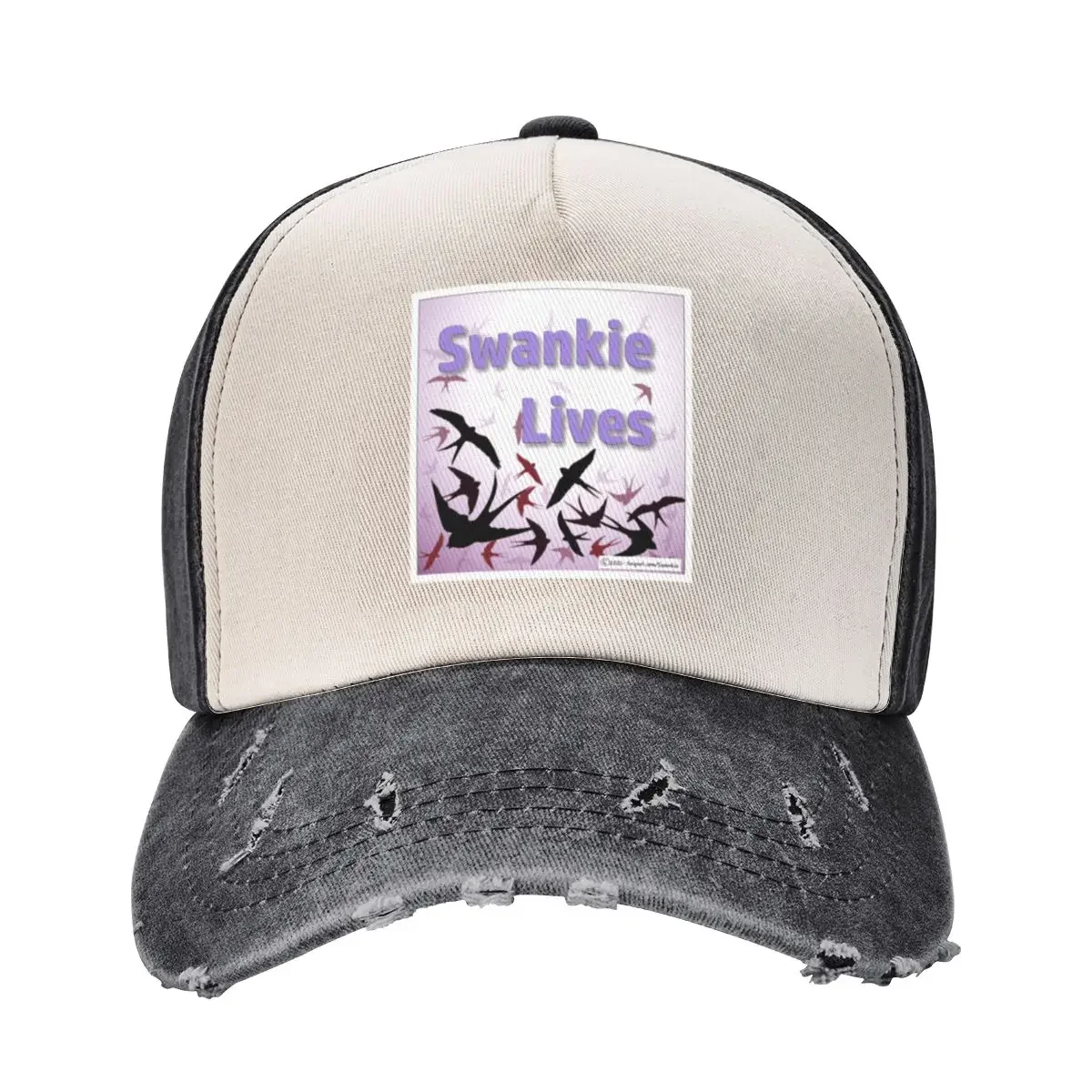 Swallows - purple tint Baseball Cap Golf Hat Wild Ball Hat hiking hat western Women's Golf Wear Men's