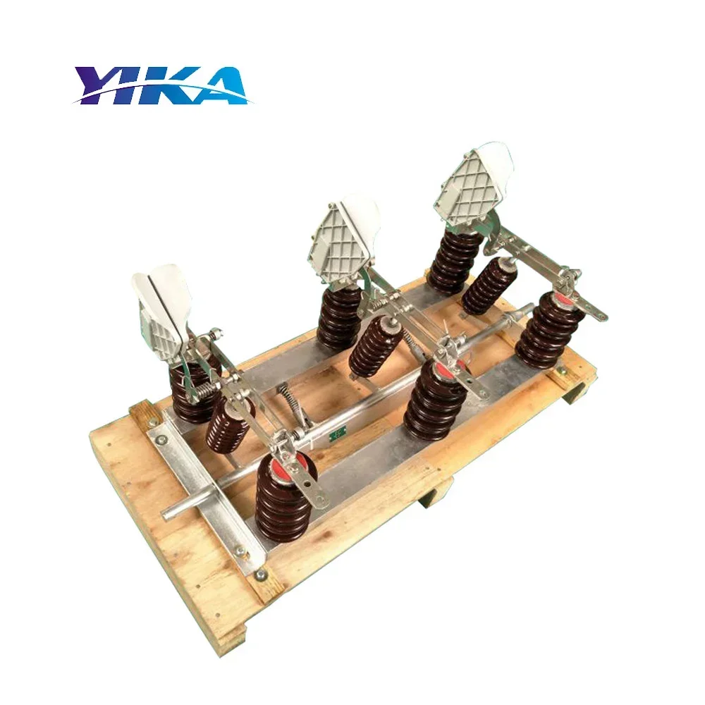 Wenzhou Yika IEC 12KV Outdoor Disconnect Switch Three Phases Isolating Switch