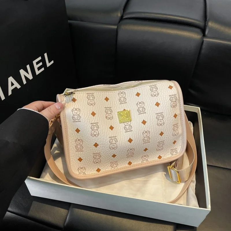 

Модная кожаная сумка-мессенджер для женщин: дизайнерская сумка через плечо, элегантная женская сумка в стиле