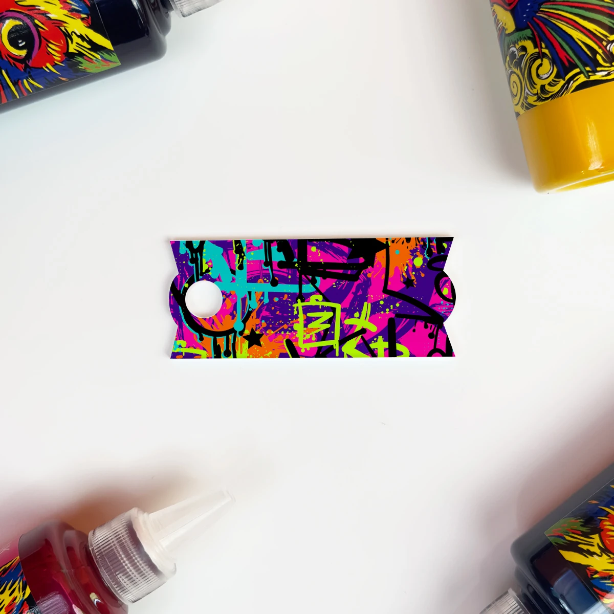 

Tag1-graffiti #049 CupTop Creations стакан табличка с именем 40 унций, украшение крышки бутылки с водой