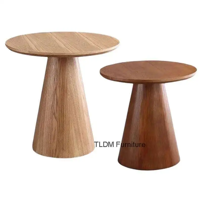 

Modern Minimalist Side Table Nordic Coffee Tables Designer Wood Living Room Furniture Luxury Design Removable Tables