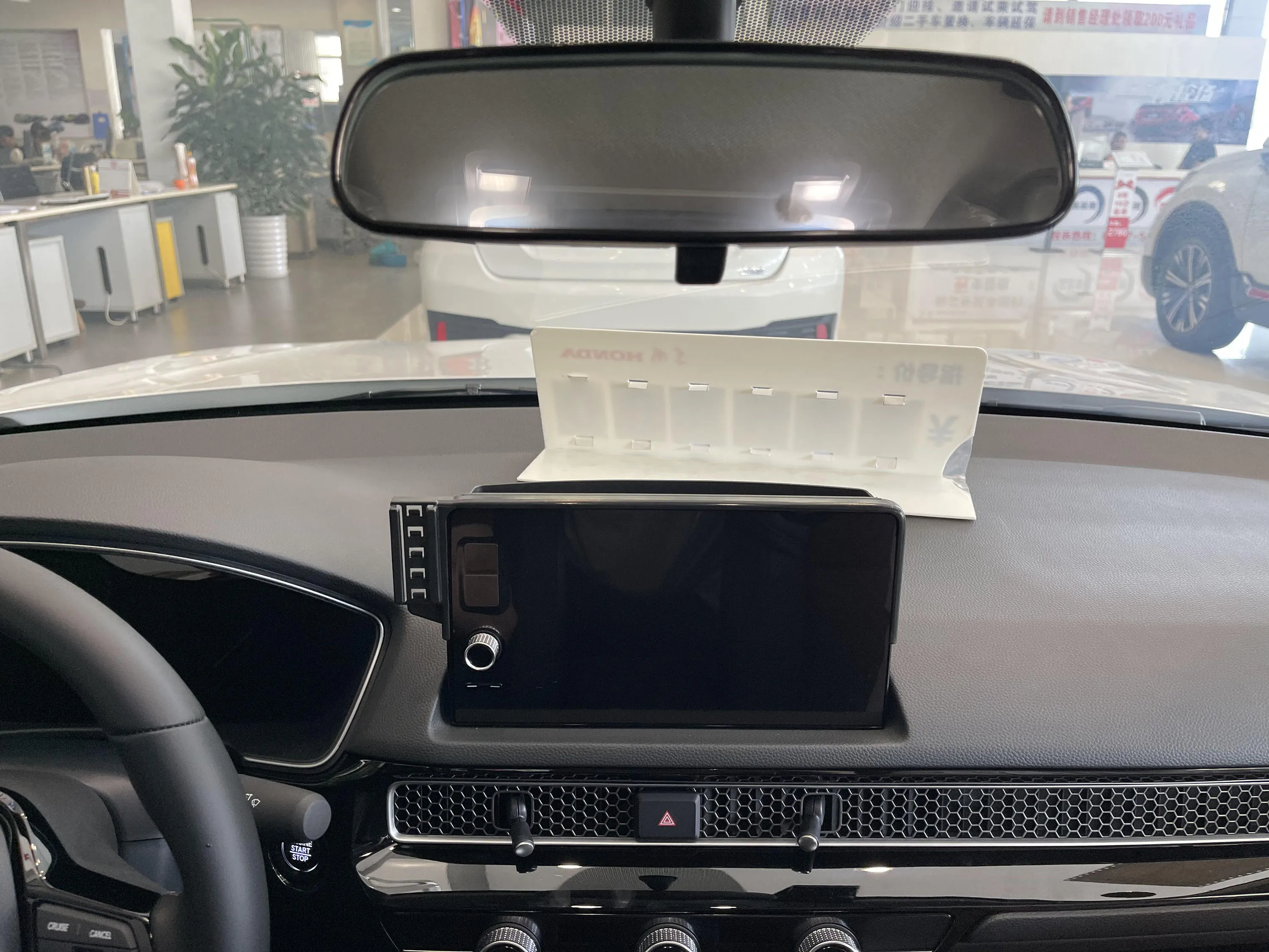 Car Phone Holder Screen Mount For Honda Civic Mk11 2022 2023 Integra 2022 2023 2024 GPS Car Bracket Auto Accessories.