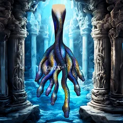 NEW!Professional Medusa Style Simulated Mermaid Fish Tail Adult Mystery Diablo Style Tail Theme Show Snake Head Tail