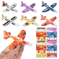 10/20pcs DIY Gliders Planes Foam Assemble Airplane Toys Kids Birthday Gifts Party Favors Children School Prizes Goodie Fillers