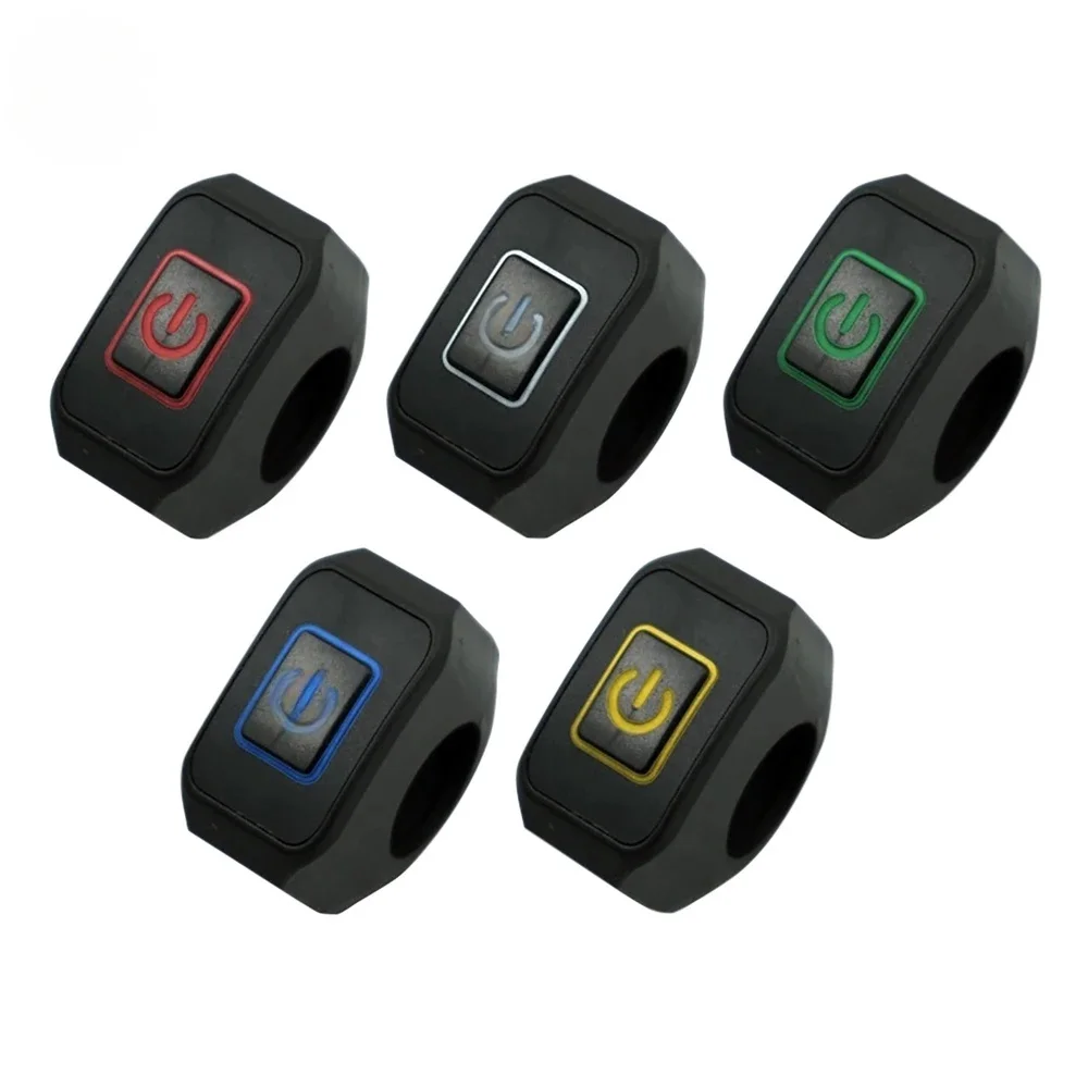 1pc 12V Universal Motorcycle Handlebar Power Control Switch Button For Scooter Electric Bike ATV Modification Parts