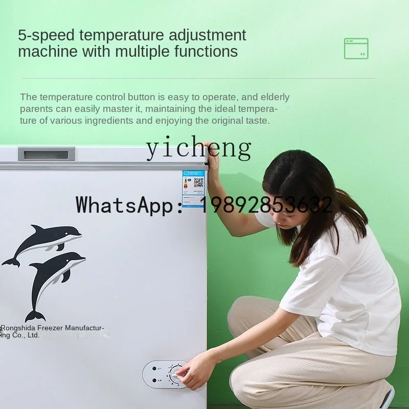 BX  Mini Fridge Household Large Capacity Commercial Freeze Storage Small Freezer mini refrigerator