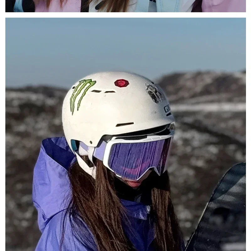 Kapvoe Neue Flip-Over Magnetische Photochrome UV400 Schneebrille Ski Herren Schneemobil Antibeschlag Snowboardbrille Damen Skiausrüstung – Detail 28