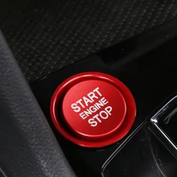 For VW Golf 7 Passat B8 GTI R Jetta MK7 CC Arteon Tiguan Touran Magotan Car Engine Start Stop Button Ring Ignition Cover Trim