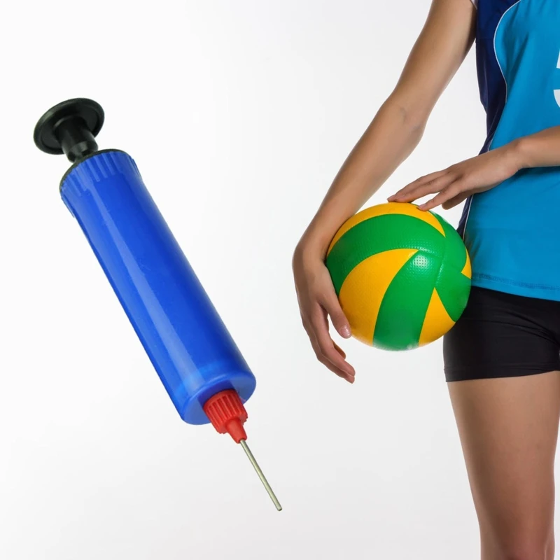 Mini Inflator Plastic Voetbal Opblaasbare Hand Luchtpomp Voetbal Basketbal