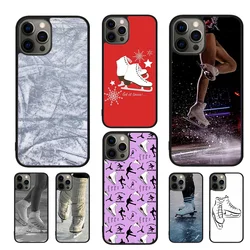 Figure Skating Ice Skating Mobile Phone Cases Cover For iPhone 17 Air 16 15 14 12 13 11 Pro MAX apple Plus SE2020 Coque