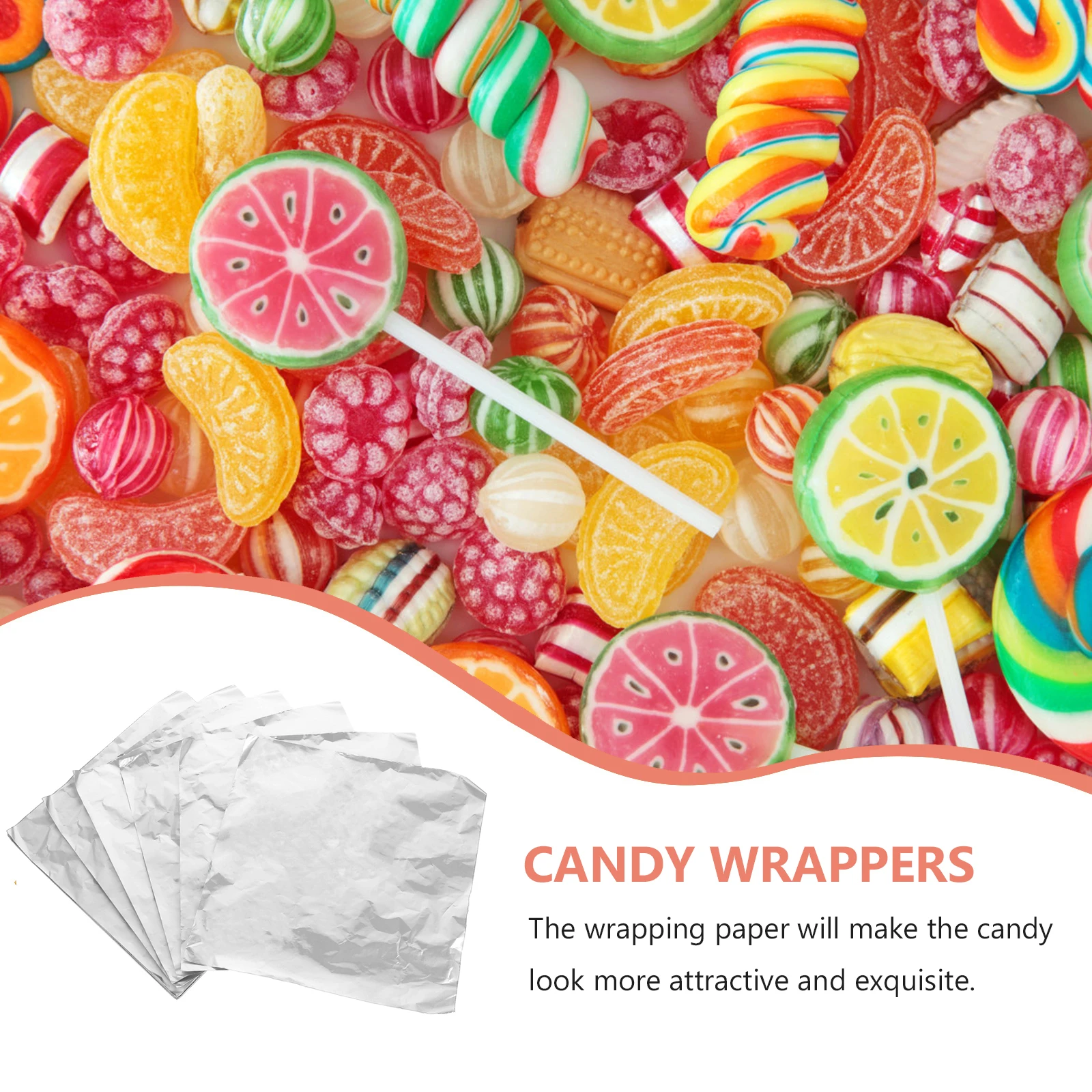 

100Pcs Food Packaging Aluminum Foil Silver Heavy Duty Non-Stick Bbq Wrap for Fresh Keeping Grilling Cooking Baking Household