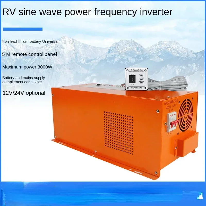 12V 3kW Car Inverter Power Inverter with Charger Power Supply Booster Charger