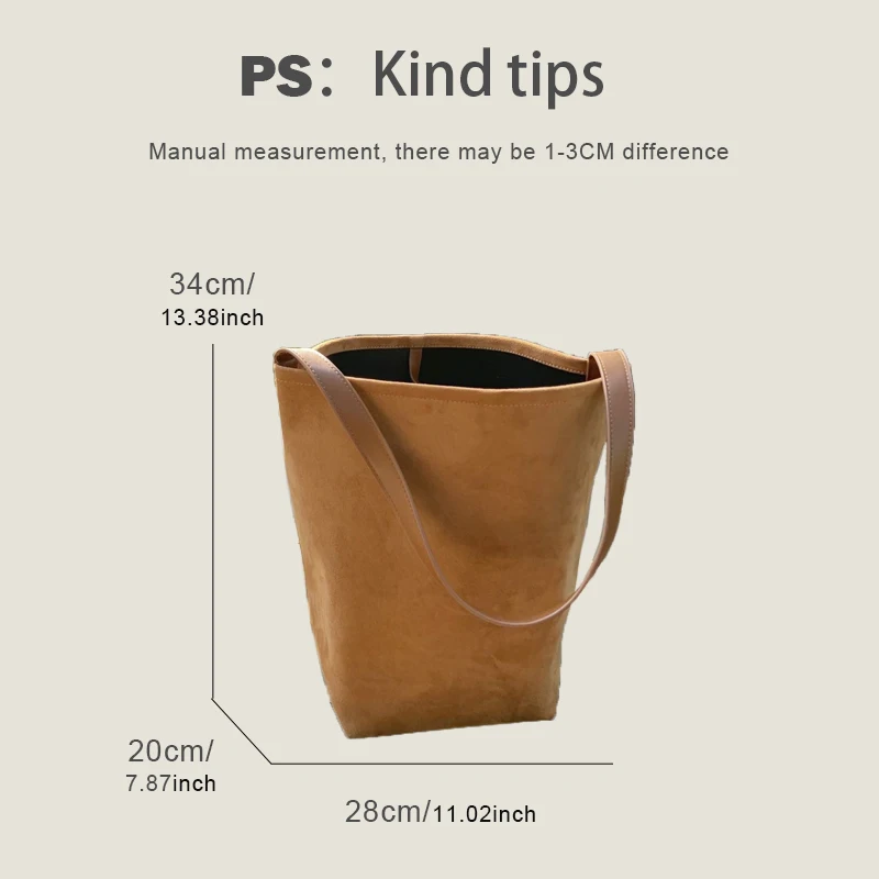 MEDIOW Vintage Bucket Bags For Women Luxury Designer Handbags And Purse 2023 New In Faux Suede Large Capacity With Inner Pocket