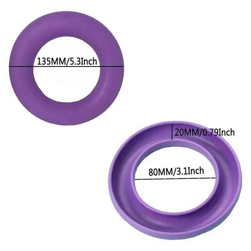[CLOS] 8PCS Silicone Bobbin Ring Savers Round Bobbin Ring Holders for Metal and Sewing Tool Storage Ring Organizers