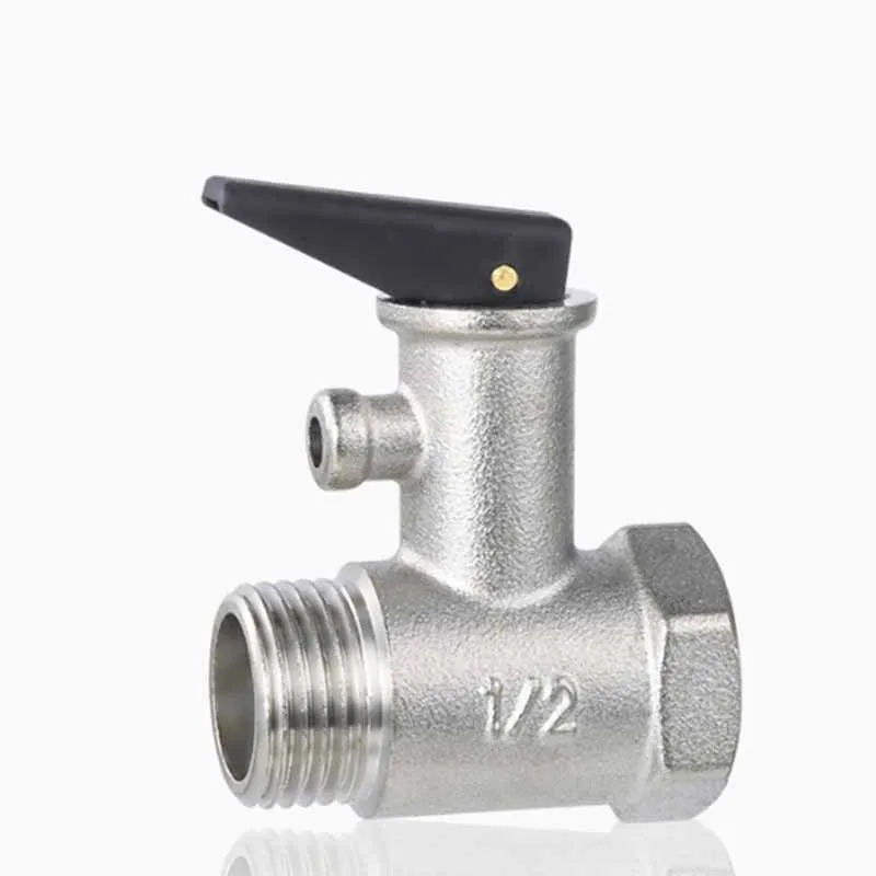 

10Pcs Perry spot DN15 brass water heater pressure relief valve 4 points inner and outer wire spring one-way safety valve