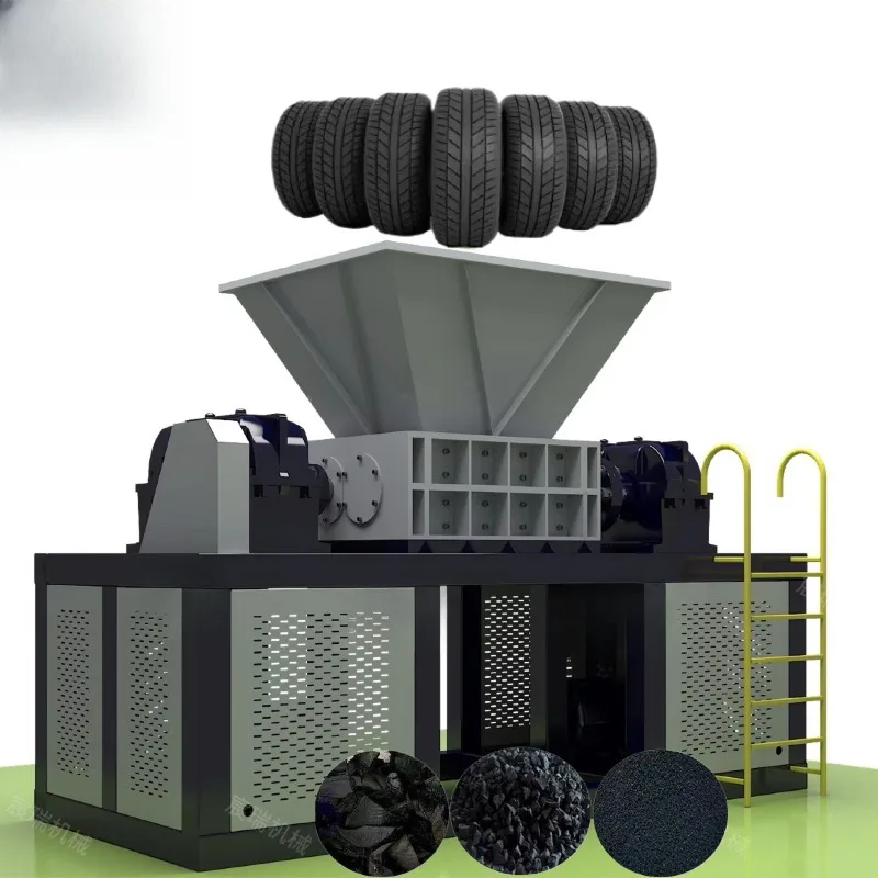 Complete Industrial Tire Recycling Plant Waste Tire Crushing and Rubber Granule Production Line