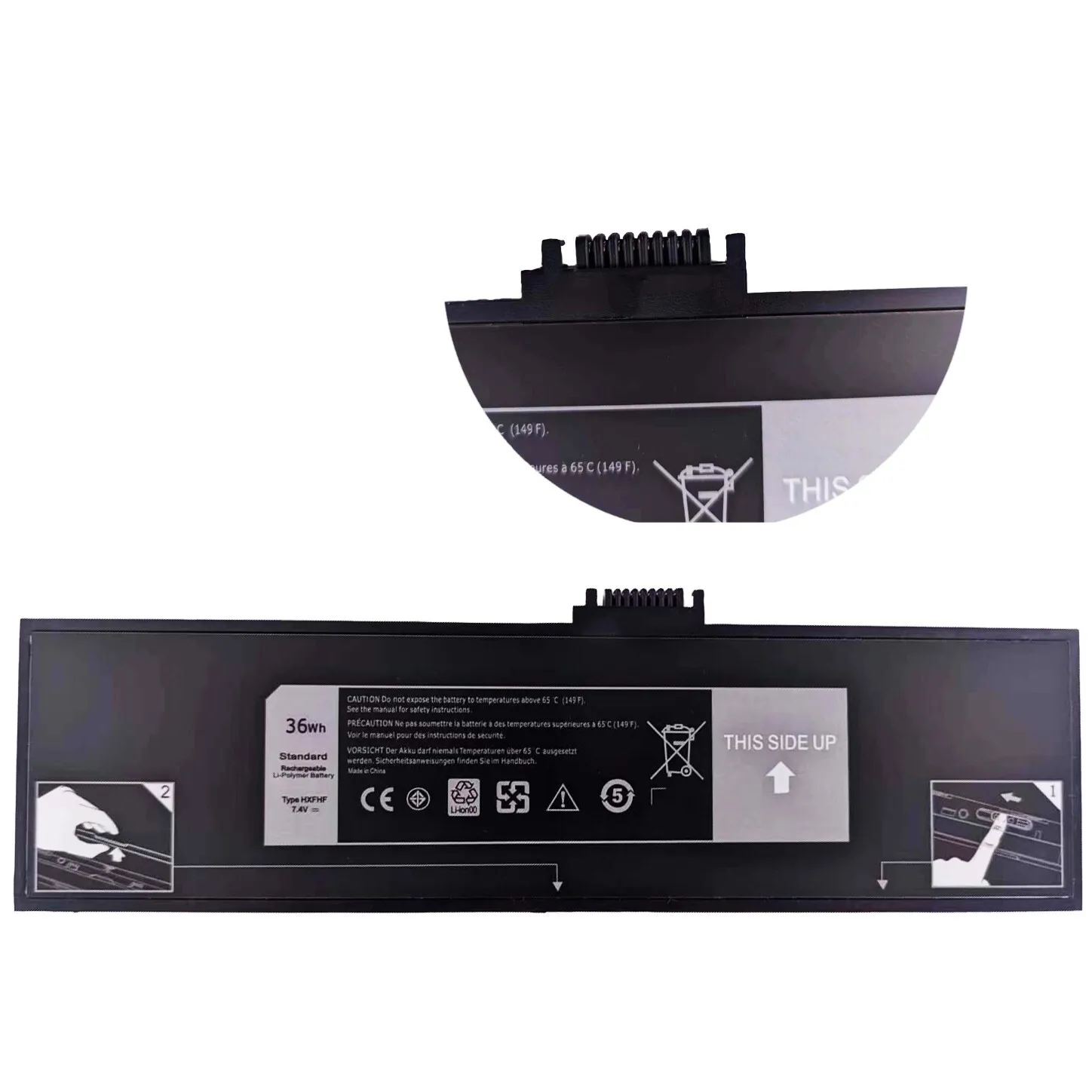 

New OEM HXFHF Laptop Battery For DELL for Venue 11 Pro (7130) 11 Pro (7139) VJF0X Batteries Replaceable 7.4V 36Wh High Quality