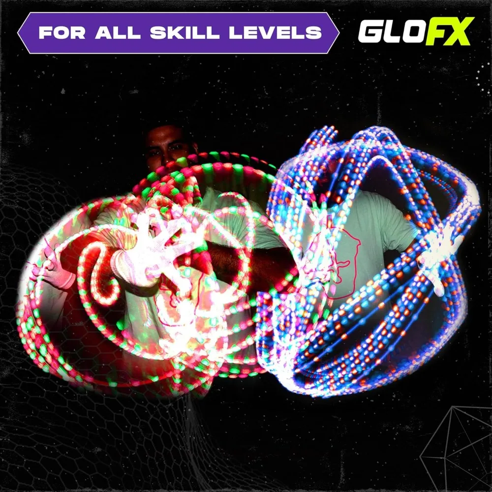 LED-Leuchtenhandschuhe mit 9 Modi, 34 Farben, mehr als 1-Millionen-Kombinationen für Festivals, Kostüme und Veranstaltungen