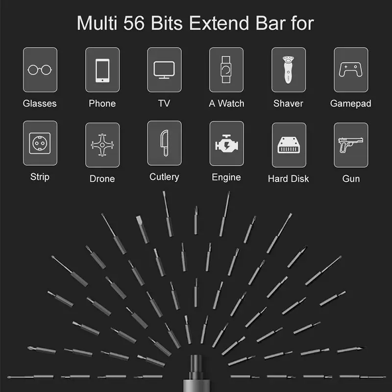 Xiaomi Mini Precision Electric Screwdriver Set Cordless Rechargeable thumbnail 2