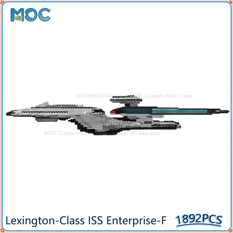 Lexington-aqISS Enterprise F Odyssey X/SARL ktown X-aqUpgrade MOC importer décennie ks, Assemble Bricks, Space Toys Gifts, 1892PCs