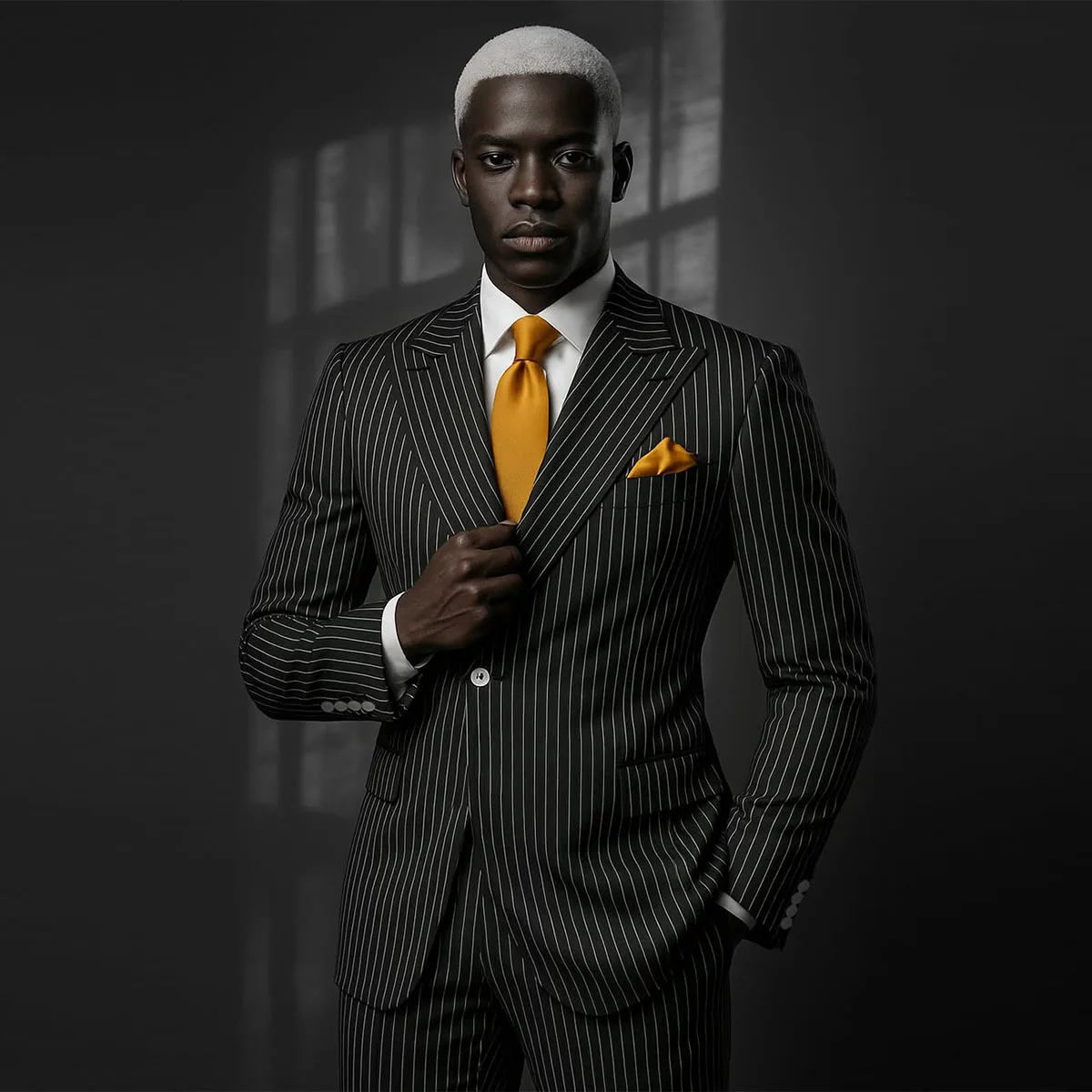 

Customized Luxury Double-Breasted Men Suits Ropa Hombre Peaked Lapel Groom Tuxedos 2 Pieces Sets Male Party Prom Blazer