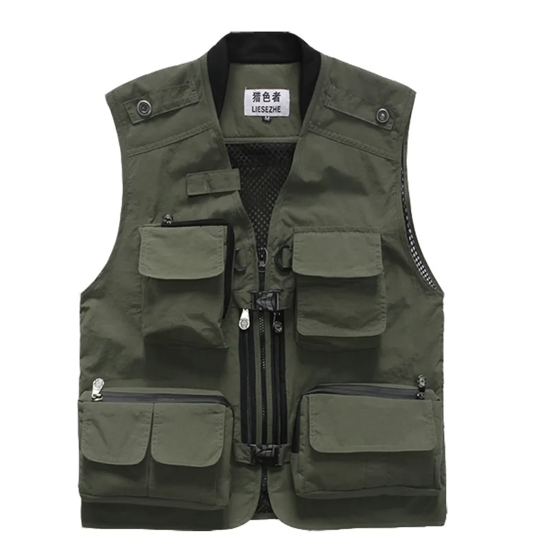 

2026 Men's Outdoor Quick-Drying Multifunctional Photography Fishing Sports, Multi-Pocket Vest