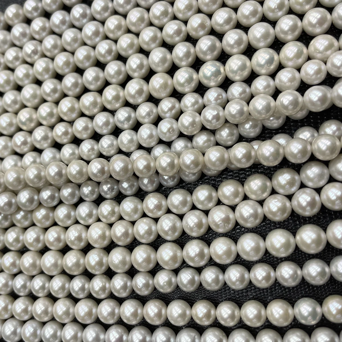 9-11mm 5A Natural Freshwater Round Edison  Near Round Pearl Spacer Bead Jewelry Make DIY Necklace Bracelet Women Premium Wedding