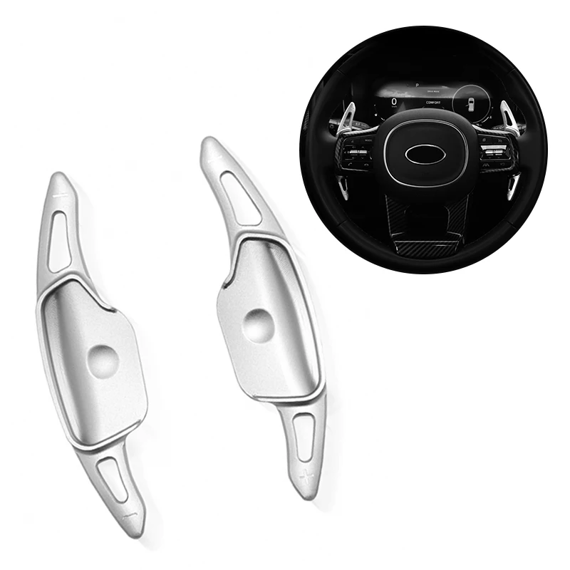 Autocollant d\'extension de vitesse de palette de manette de vitesse de volant de voiture, accessoires platine, KIA MQ4 Sorento 4 HEV PHEV IGHT-Line