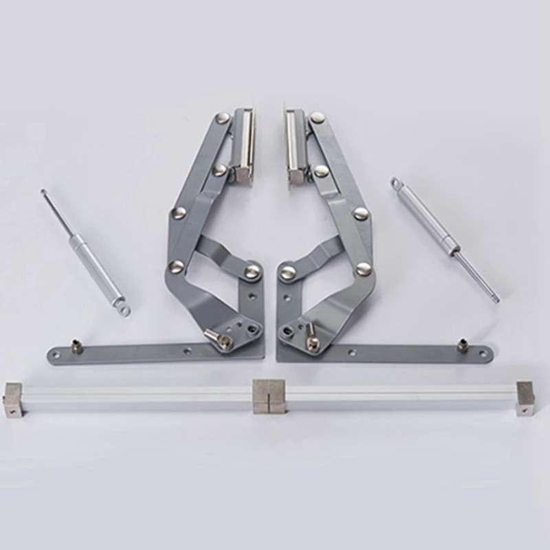 Air Operated Hinge On The Vertical Lift,Translational Pneumatic Turning Bracket,Home Furniture Hardware,Fittings