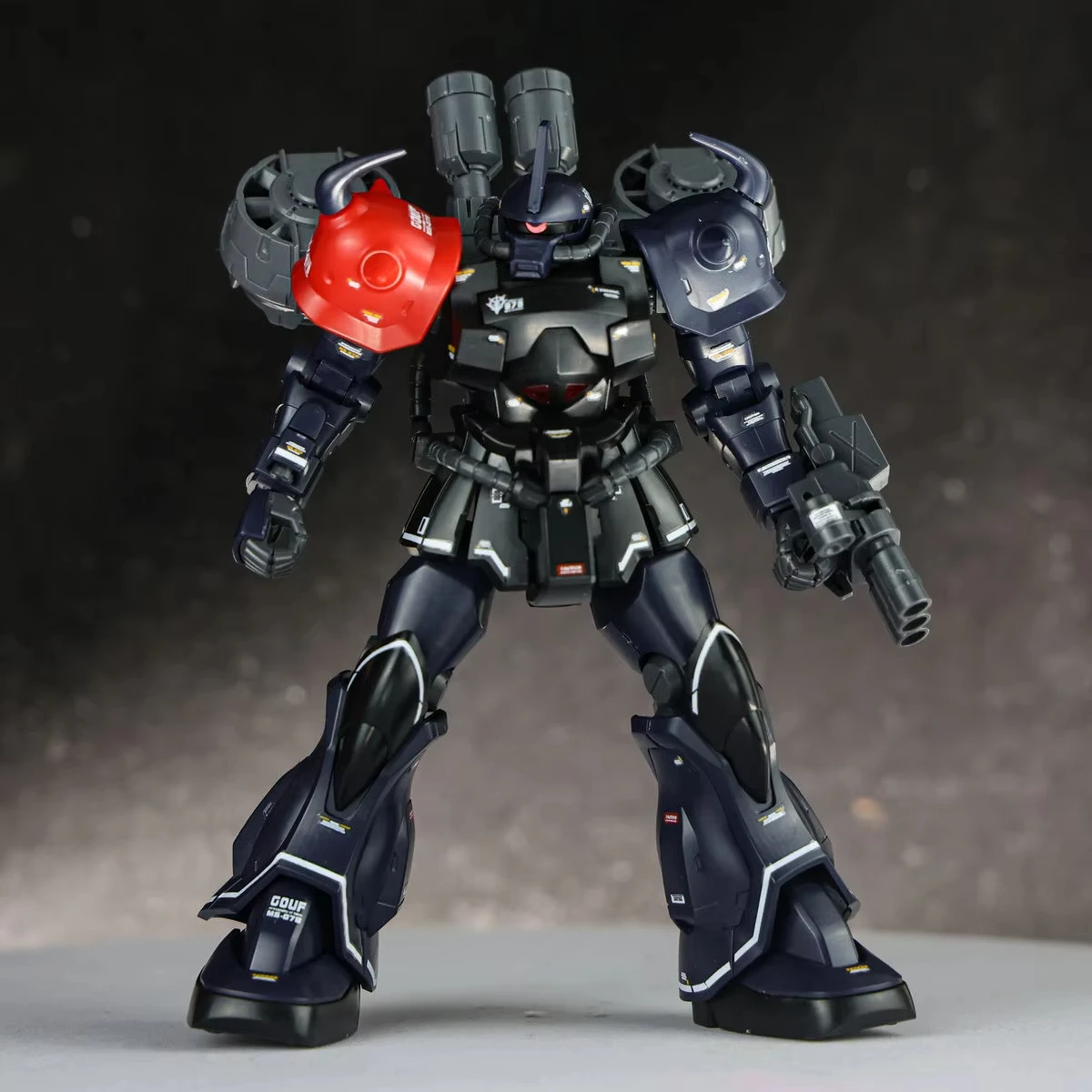 HG 1/144 Mobile Suit Anime Figure MS-07B-3 Gouf Figure With Fly Bag Action Figure Pvc Statue Model Doll Collection Desk Toy Gift