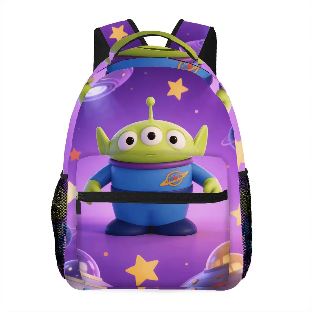 

1pc Toy Story Alien theme Pattern Printed Backpack, adjustable shoulder strap, essential for daily commuting and leisure