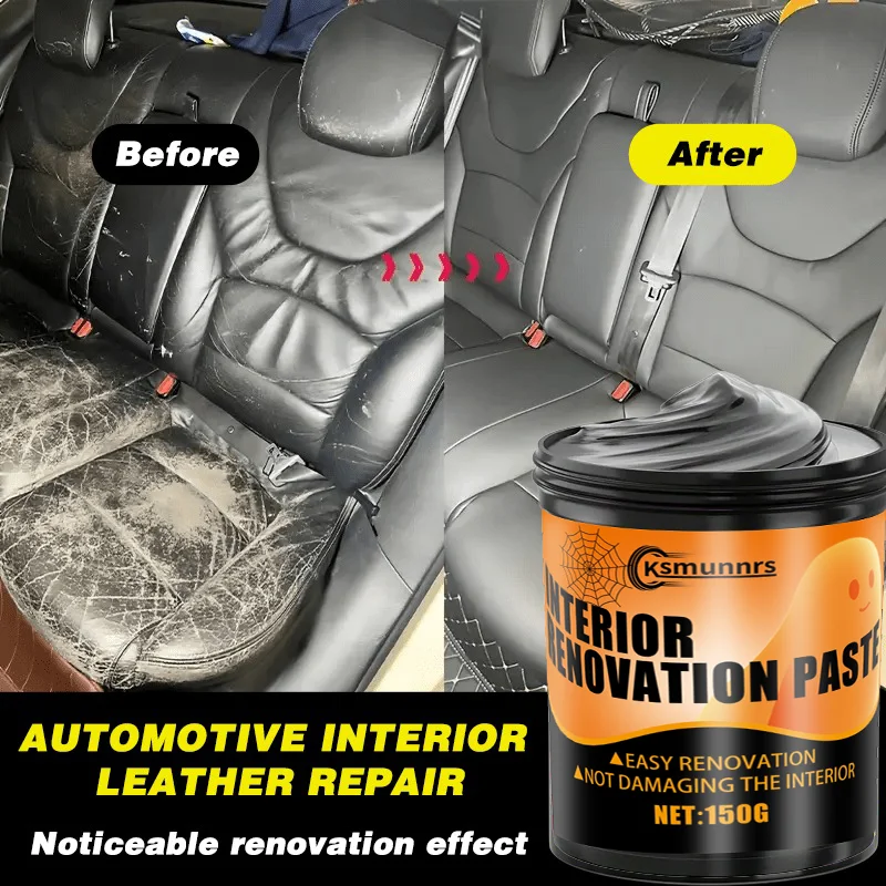 Universal Car Seat Care Cream - White hair repair, suitable for chairs, interior and exterior renovation wax, suitable for steer