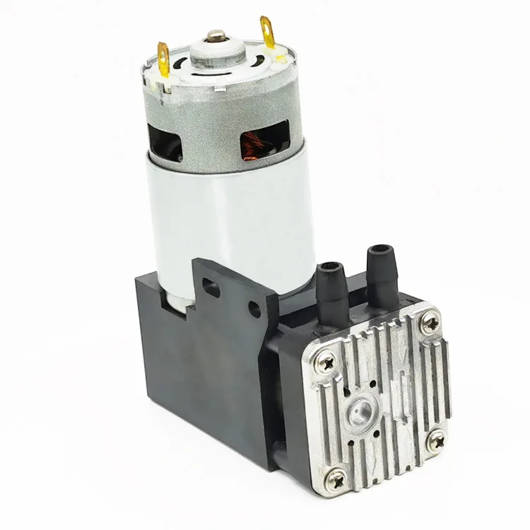 Mini DC air pump 6~24V 6bar 40L mini piston pump for vacuuming and inflating dual-use