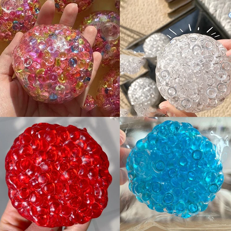 Beads Ball Creative Explosion Handmade Stress Relieving Slow Rebound Fidget Children Decompression Toys