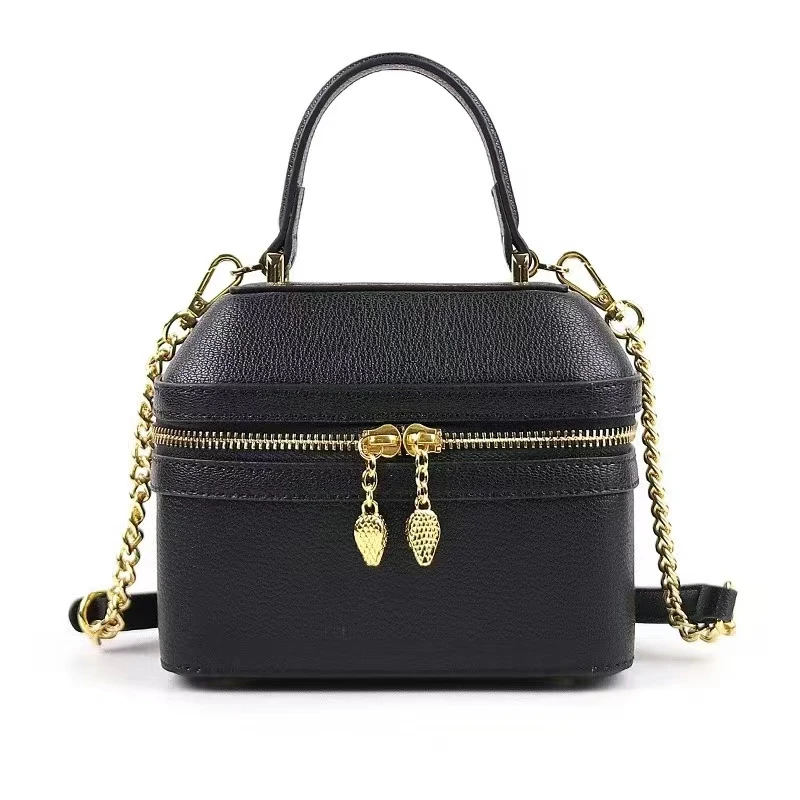 

Ladies Chunky Bucket Shoulder Purses Leather 2022 Boston Shape Handle Bags Fashion Ins Women Hand Bags