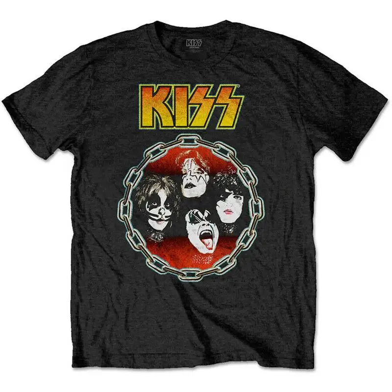 

Kiss You Wanted The Best With Backprint Black T Shirt
