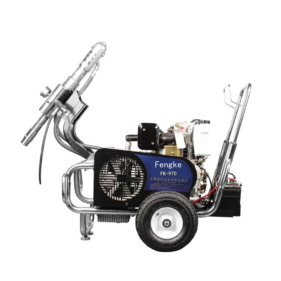 Strong Power 10.0L 4000W Copper Brushless Motor Paint Putty Plaster 970 Electric Airless Sprayer And Waterproof Spraying Machine