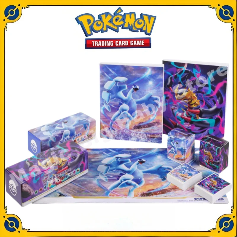 Oryginalna oryginalna mata na karty Pokemon Chinese 8.0 Shadow of The Blue Sea Lugia Giratina Ghost Dragon Card Book Card Sleeve