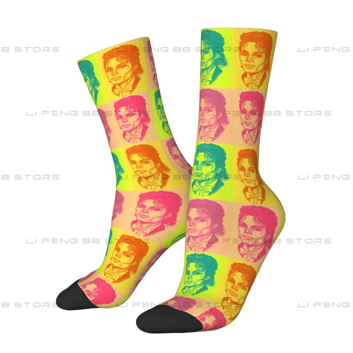 Michael Jackson Graphic Men Women Socks Outdoor Novelty Spring Summer Autumn Winter Stockings Gift