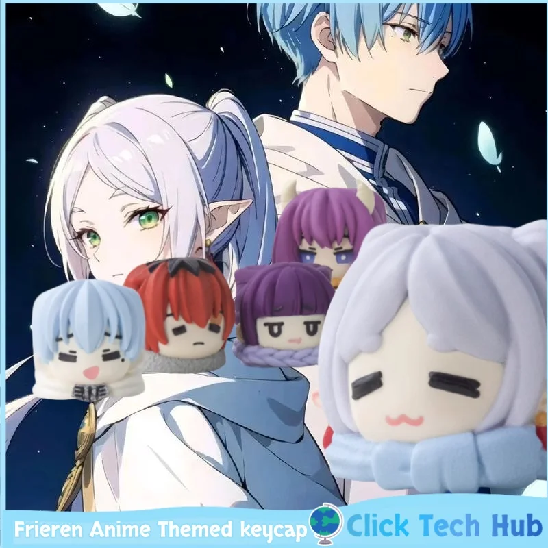 Frieren Beyond Journey’S End Anime Themed keycap ESC Mechanical Keyboard Keycaps Cherry R4 Resin Frieren Himmel Game Key cap