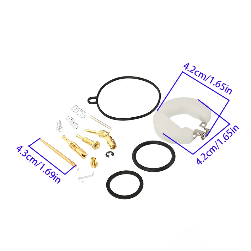 For Honda Compatible PZ22 Carburetor Repair Kit with Plunger Diaphragm & Float for Motorcycle Dirt Bike Maintenance