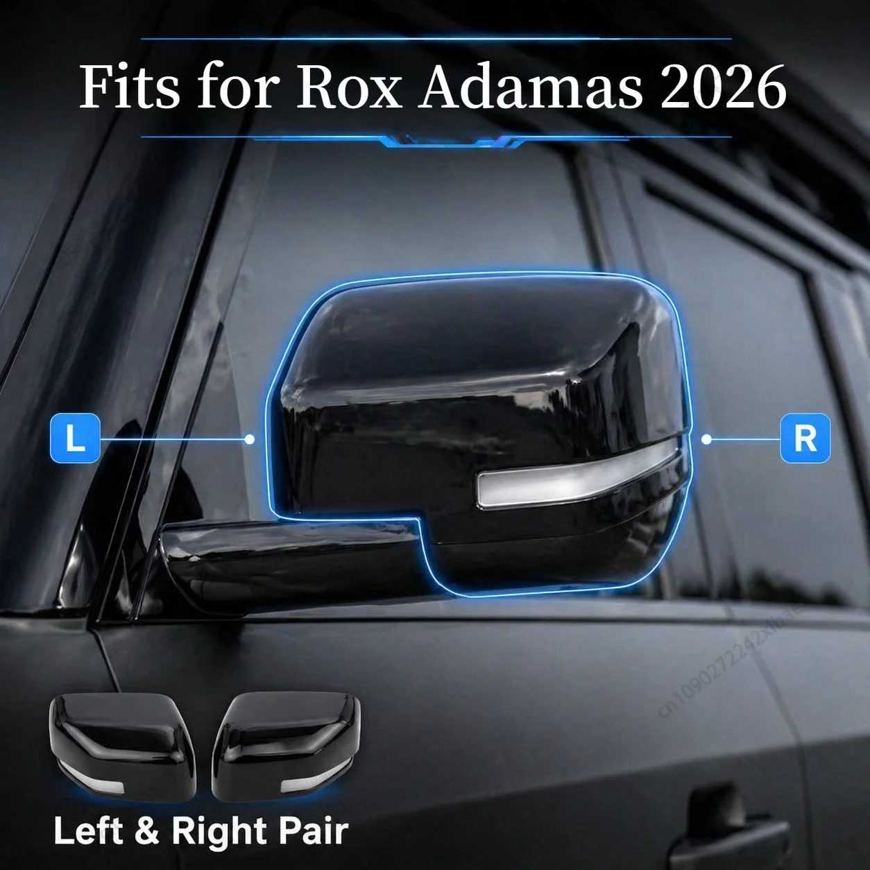 Fits for Rox Adamas 2026 Rearview Mirror Cover, Anti-Scratch Protective Shell, Side Mirror Trim, Car Modification Accessories