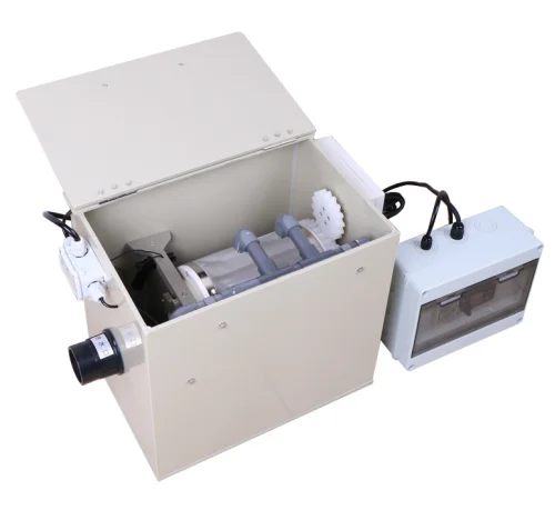 

High Efficiency Stainless Steel Fish Farming Rotary Aquaculture Drum Filter for Koi Pond Home Use