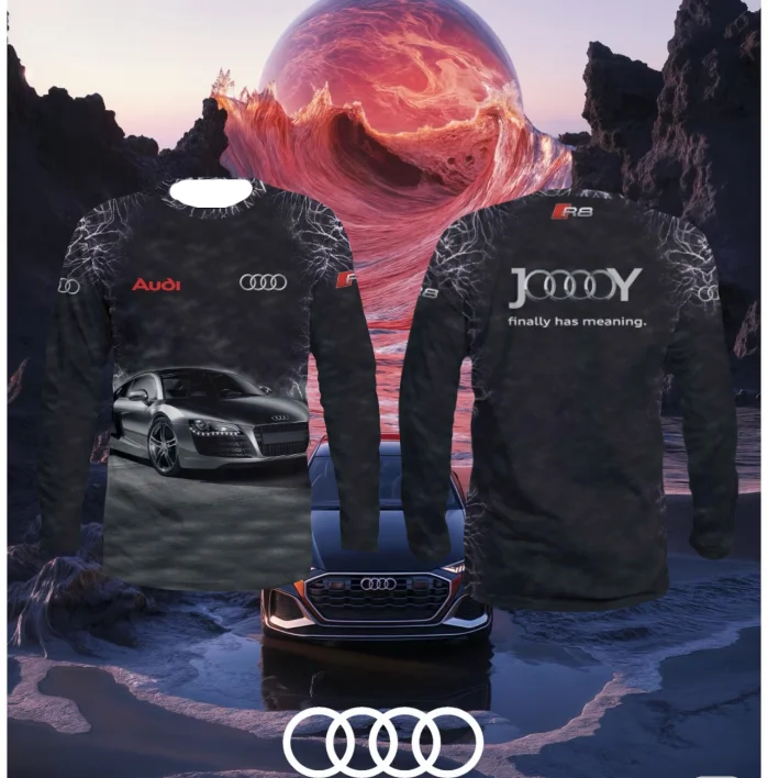 

Audi Authorization Motorsport Quattro Racing Long Sleeve Tops Men Women Clothes Breathable Quick-drying Sweat-absorbing T-Shirt