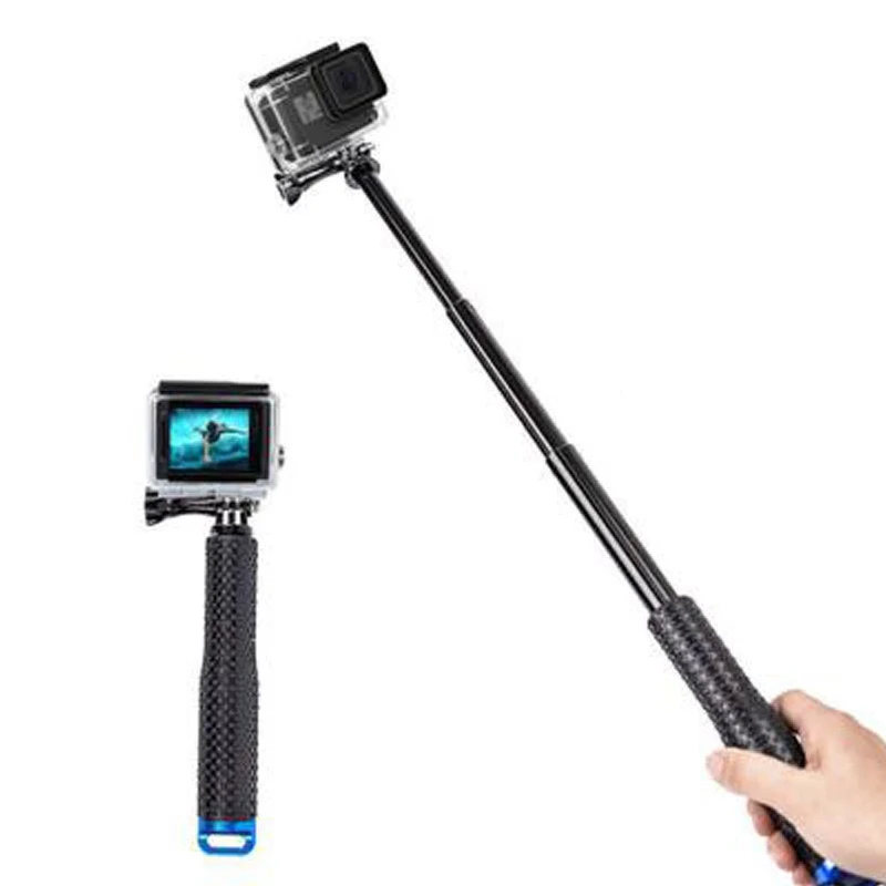 Selfie Stick Hand Grip Adjustable Monopod Pole For GoPro Hero 12 11 10 9 8 7 5 Insta360 X2 X3 DJI Osmo Action Camera Accessories