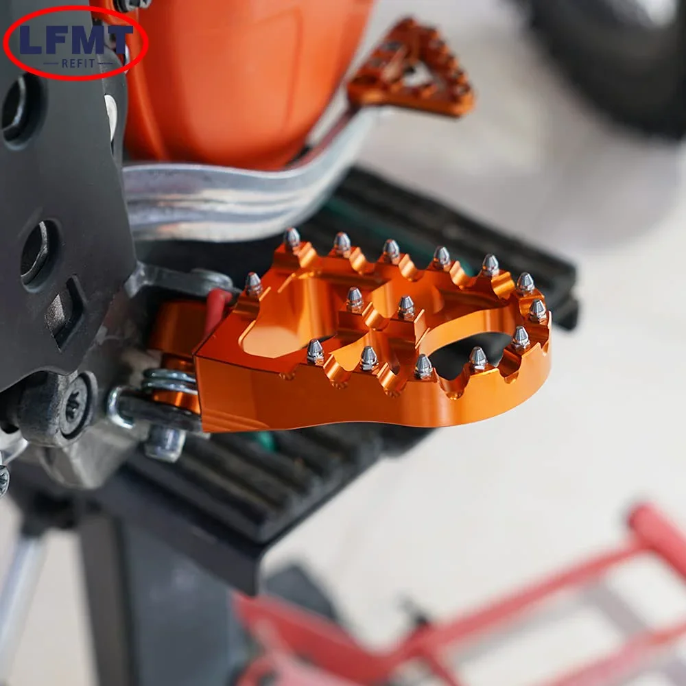 Motorcycle Foot Pegs Footpegs Pedals For KTM SX SXF EXC EXCF XC XCF XCW For Husqvarna TX FX TC FC For Gas Gas MC EC F 2017-2023