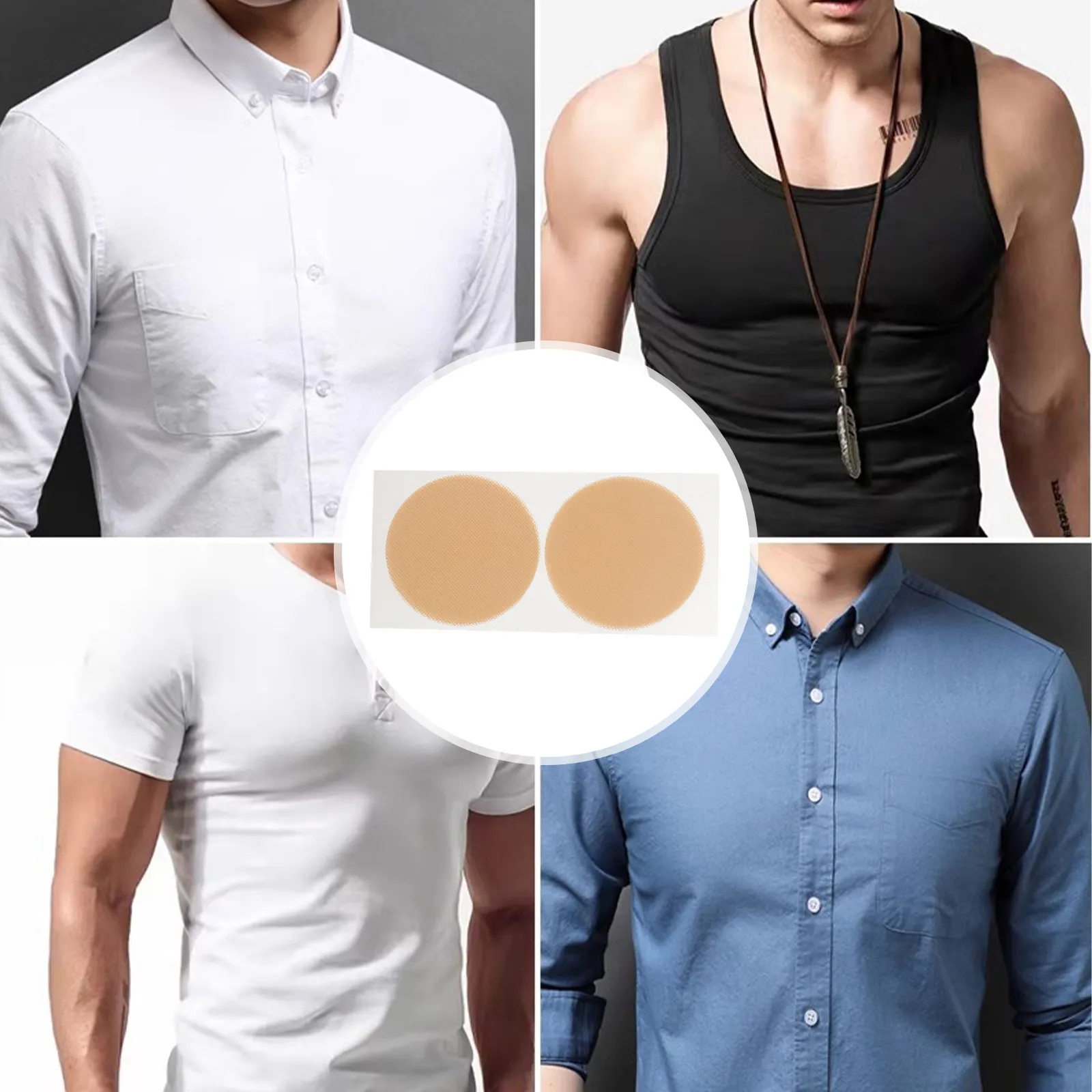 20Pairs Men Nipple Guards Running Anti-Chafing Protector Invisible Ultra-Thin Breathable Cover Stickers
